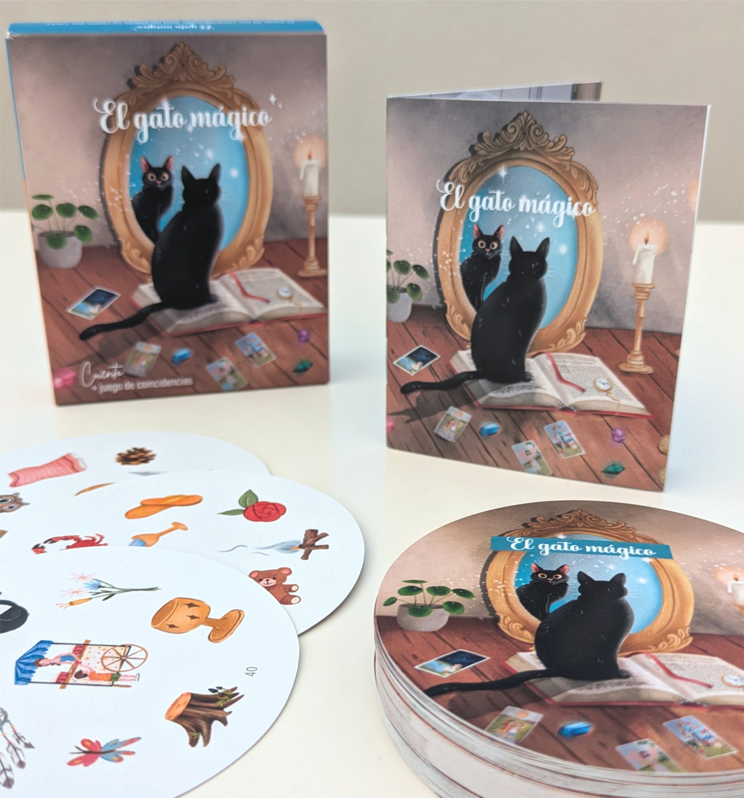 Juego de coincidencias + Cuento El gato mágico - Imagen 9