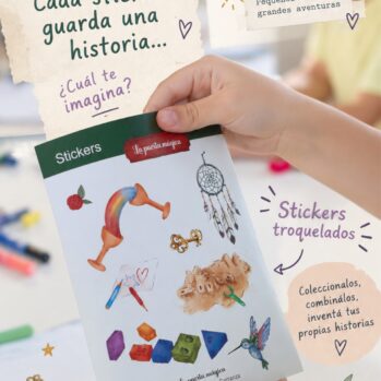 Set de 4 planchas de Stickers Mágicos